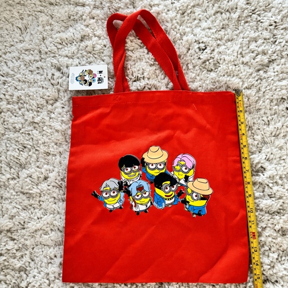 NEW BTS X Despicable Me 4 Canvas Tote Bag - Picture 4 of 4